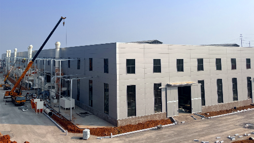 門式鋼架鋼結構工程：洛陽新強聯3#廠房加建車間